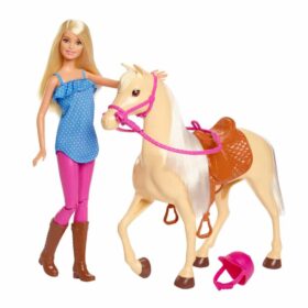 Barbie Pop en Paard met Accessoires