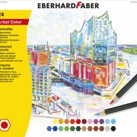 Eberhard Faber EF-516124 Kleurpotloden Metaaletui A 24 Stuks