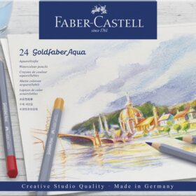 Faber Castell FC-114624 Aquarelkleurpotlood Faber-Castell Goldfaber Etui 24 Stuks