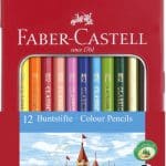 Faber Castell FC-115801 Kleurpotlood Castle Zeskantig Metalen Etui 12 Stuks