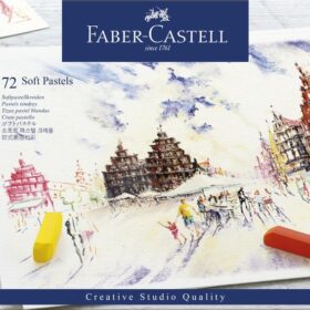 Faber Castell FC-128272 Pastelkrijt Halve Lengte Etui à 72 Stuks