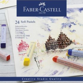 Faber Castell FC-128324 Pastelkrijt Creative Studio Softpastel 24 Delig Etui