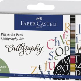 Faber Castell FC-167508 Pitt Artist Pen Kalligrafieset 8 Pennen