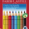 Faber Castell FC-280921 Kleurpotlood Faber-Castell Jumbo GRIP Promotieset 8 + 1 + 1
