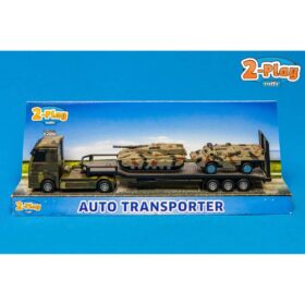 Military Transporter + 2 Tanks 1:60