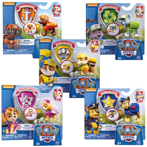 Paw Patrol Action Pack Pup Assorti