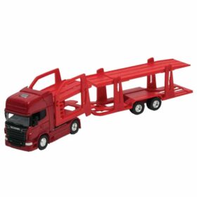 Welly Scania Transporter 1:64 Rood