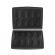 Fritel 142364 Madeleines Bakplaten Zwart/Aluminium