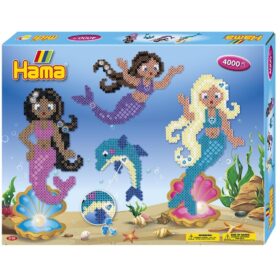 Hama Strijkkralen Zeemeerminnen Set 4000 Stuks Multicolor/Glitter