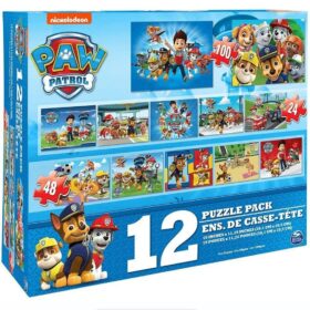 paw patrol 12 in 1 puzzleset