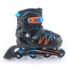 Alert Inline Skates Maat 35-38 Zwart/Blauw/Oranje
