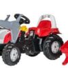 Rolly Toys 023936 RollyKid Steyr 6190CVT Tractor met Lader en Aanhanger