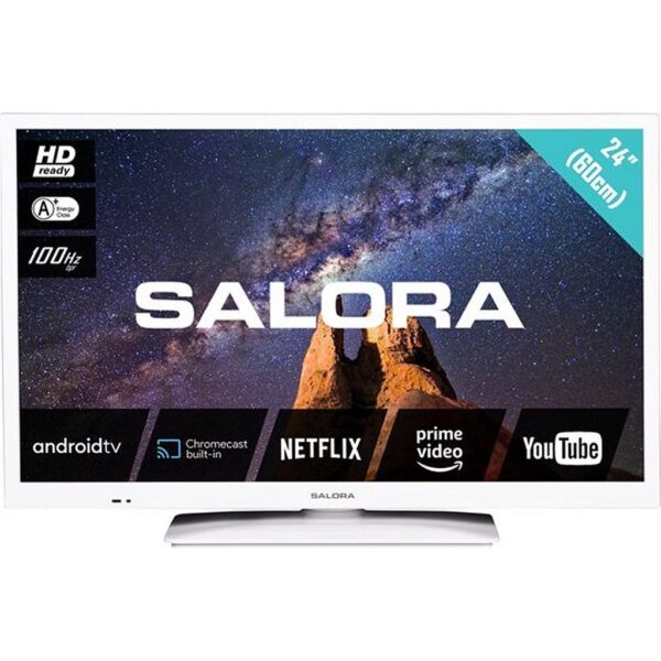 Salora 24 Milkyway Android HD TV 60 cm Wit