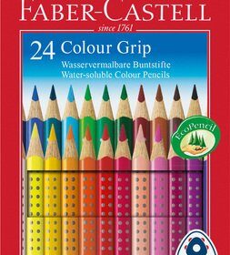 Faber Castell FC-112424 Kleurpotlood Faber-Castell GRIP Kartonnen Etui A 24 Stuks
