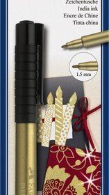 Faber Castell FC-167397 Tekenstift Pitt Artist Pen 250 Gold