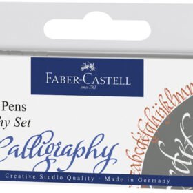 Faber Castell FC-167504 Tekenstift Faber-Castell Pitt Artist Pen Kalligrafieset Van 4st
