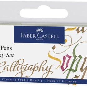 Faber Castell FC-167505 Tekenstift Faber-Castell Pitt Artist Pen Kalligrafieset Van 4st