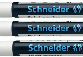 Schneider S-127149-3 Lakmarker Maxx 271 1-2 Mm Wit Set Van 3