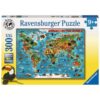 Ravensburger Puzzel Dieren Over De Wereld 300 Stukjes
