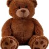 Pluche Beer 100cm Donkerbruin