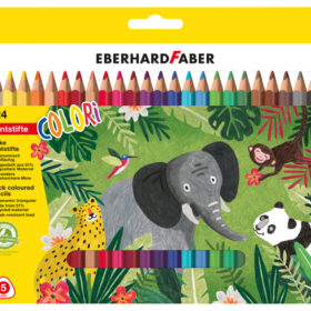 Eberhard Faber Driekantige Jumbo Kleurpotloden 24 Stuks