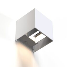 Hama Wifi-wandlamp Vierkant 10 Cm IP44 Voor Binnen En Buiten Wit