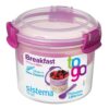 Sistema Breakfast To Go 53 ml 11.4x9.6 cm Roze/Transparant