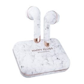 Happy Plugs Hoofdtelefoon Air 1 Plus Earbud White Marble