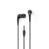 Nedis HPWD1001BK Wired Headphones 1.2m Round Cable In-ear Black
