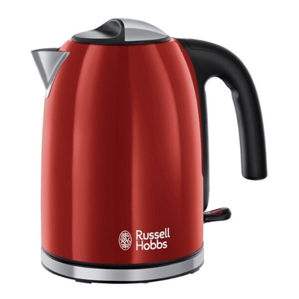 Russell Hobbs 20412-70 Colours Plus+ Waterkoker 2400W 1.7L Rood/RVS