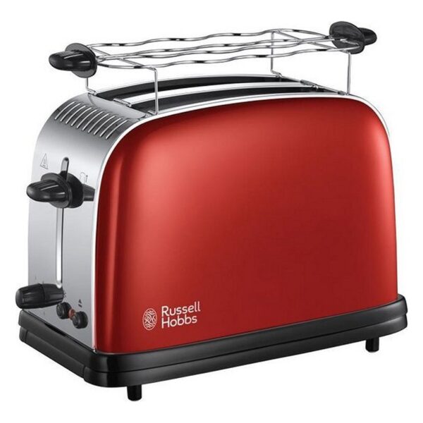 Russell Hobbs 23330-56 Colours Plus+ Flame Red Broodrooster Rood/Chroom