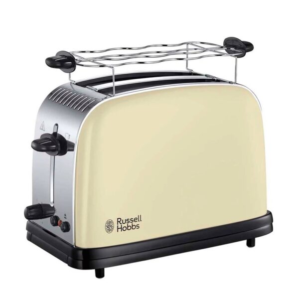 Russell Hobbs Colours Plus Classic Cream Broodrooster Crème/RVS