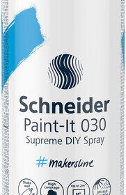 Schneider S-ML03050001 Supreme DIY Spray Paint-it 030 Zwart 200ml Acrylverf