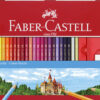 Faber Castell FC-115888 Kleurpotlood Faber-Castell Castle Zeskantig Metalen Etui 48 Stuks Met Accessoires