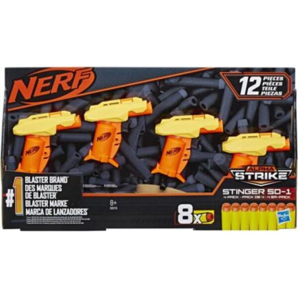 Nerf Alpha Strike Stinger SO-1 4 Pack + 8 Darts