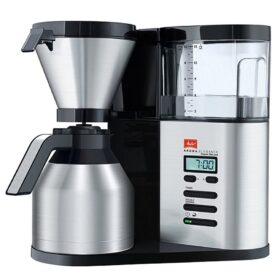 Melitta AromaElegance Koffiezetapparaat + Thermoskan 1.25L Zwart/RVS
