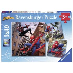 Ravensburger 3 Spiderman in Actie Puzzels 3x49 Stukjes