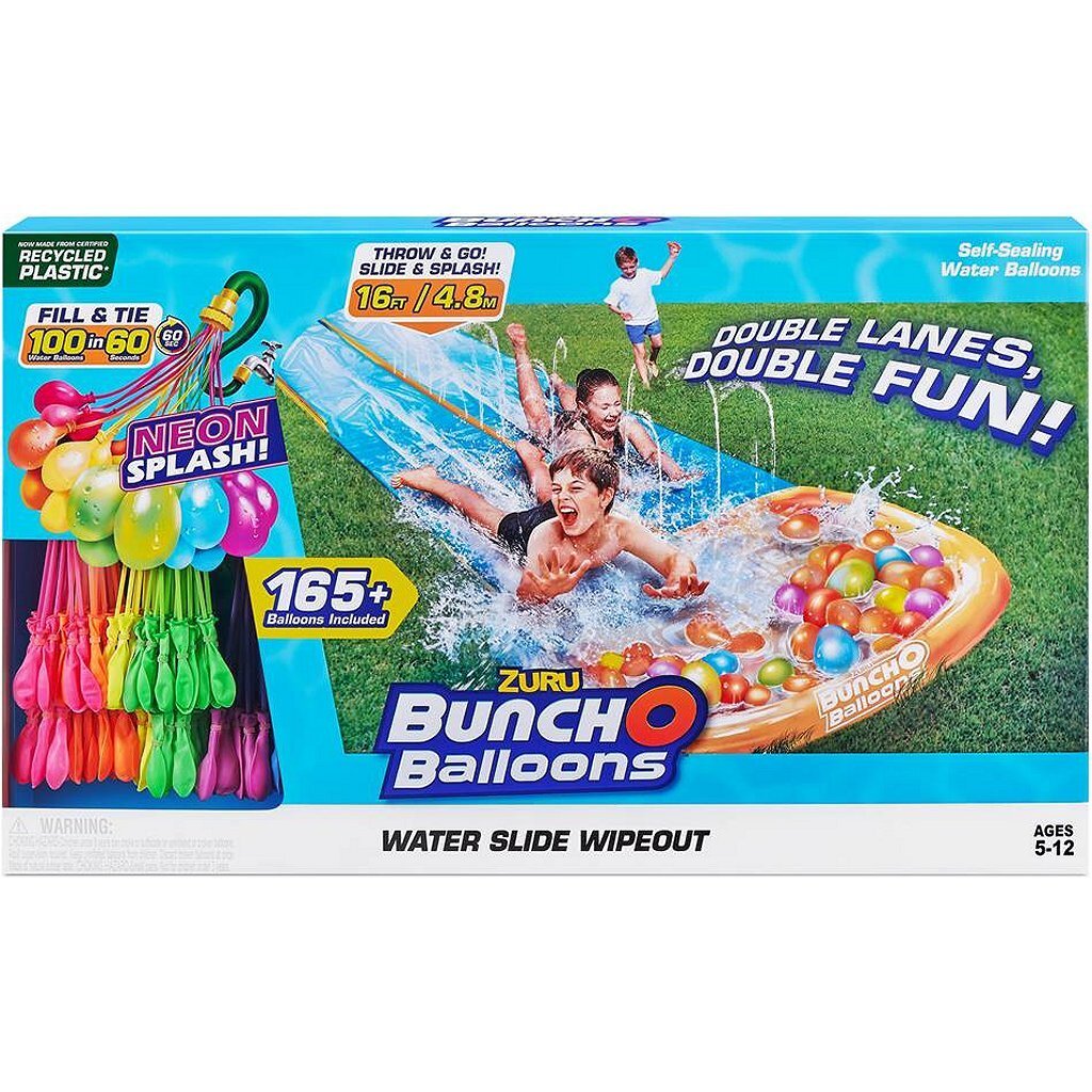 Zuru Bunch O Balloons Water Slide Neon Splash Allaz