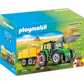 Playmobil 9317 Country Tractor met Aanhanger