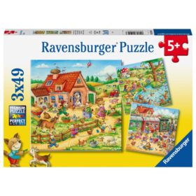 Ravensburger 3in1 Puzzels Landelijke Vakantie 3x49 Stukjes