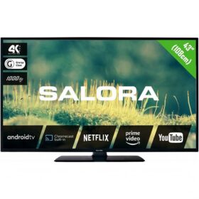 Salora 43EA2204 4K Ultra HD Android Smart TV 108 cm Zwart