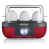 Severin EK3168 Eierkoker voor 6 Eieren Rood/Zwart