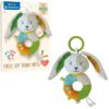 Clementoni Baby Knuffel Lovely Bunny Soft Rattle