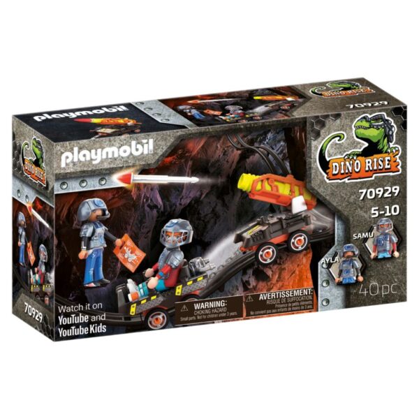 Playmobil 70929 Dino Rise Dino Mine Raket Kart