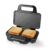 Nedis KASG100FBK Sandwich Maker Zwart/Zilver