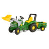 Rolly Toys X-Trac John Deere Tractor + Aanhanger