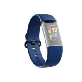 Hama Polsband Voor Fitbit Charge 5 Vervangend Horlogebandje Universeel D.bl.