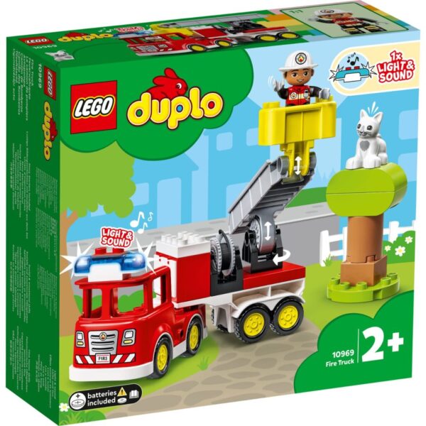 Lego Duplo 10969 Brandweerauto + Licht en Geluid