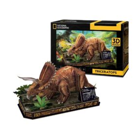 National Geographic Houten 3D Puzzel Triceratops 44 Stukjes