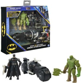 Batman Batcycle Versuslook And Swamp Thing 10 cm